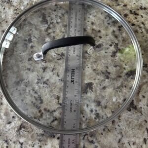 Cooking With Calphalon Replacement Clear Round Glass Lid 10.5"  With Handle 5098